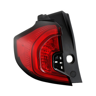 Spyder® - Driver Side Chrome/Red Factory Style LED Tail Light
