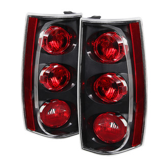 Spyder® - Driver and Passenger Side Black/Red Factory Style Tail Lights