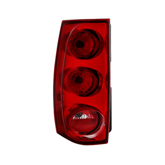 Spyder® - Driver Side Chrome/Red Factory Style Tail Light