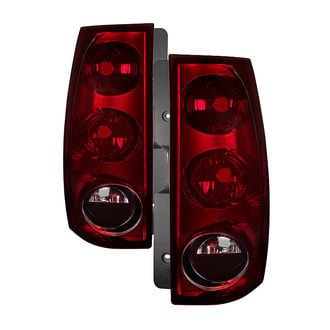 Spyder® - Driver and Passenger Side Chrome Red/Smoke Euro Tail Lights