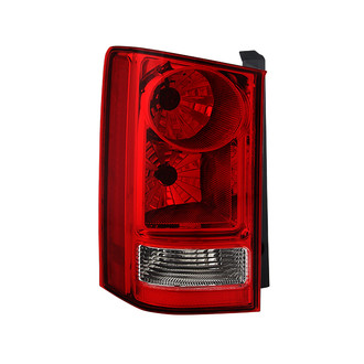 Spyder® - Driver Side Chrome/Red Factory Style Tail Light
