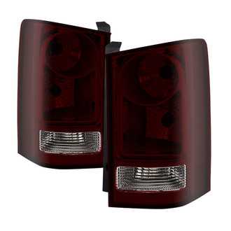 Spyder® - Driver and Passenger Side Chrome Red/Smoke Euro Tail Lights