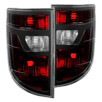 Spyder® - Driver and Passenger Side Black Red/Smoke Euro Tail Lights