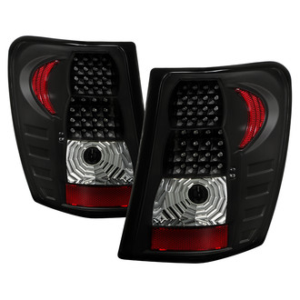 Spyder® - Driver and Passenger Side Black LED Tail Lights
