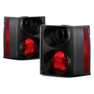 Spyder® - Driver and Passenger Side Black Red/Smoke Euro Tail Lights