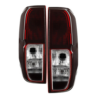Spyder® - Driver and Passenger Side Chrome Red/Smoke Euro Tail Lights