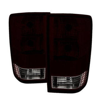 Spyder® - Driver and Passenger Side Chrome Red/Smoke Euro Tail Lights