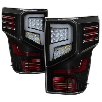 Spyder® - Driver and Passenger Side Black Fiber Optic LED Tail Lights