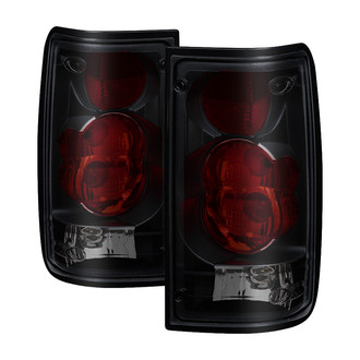 Spyder® - Driver and Passenger Side Black/Smoke Euro Tail Lights
