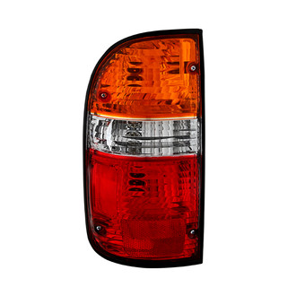 Spyder® - Driver Side Chrome Red/Amber Factory Style Tail Light