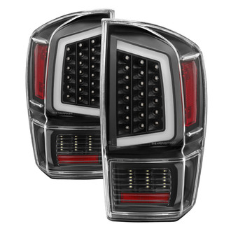 Spyder® - Driver and Passenger Side Black Fiber Optic LED Tail Lights