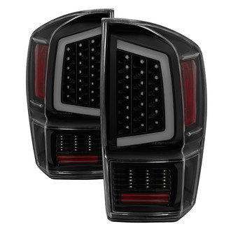 Spyder® - Driver and Passenger Side Black/Smoke Fiber Optic LED Tail Lights