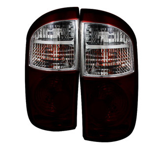 Spyder® - Driver and Passenger Side Chrome Red/Smoke Euro Tail Lights