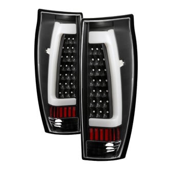 Spyder® - Driver and Passenger Side Black Fiber Optic LED Tail Lights