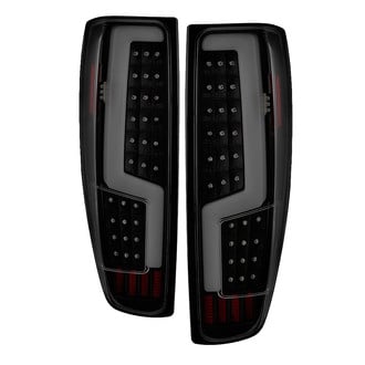 Spyder® - Driver and Passenger Side Black/Smoke Fiber Optic LED Tail Lights