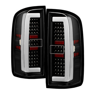 Spyder® - Driver and Passenger Side Black Fiber Optic LED Tail Lights