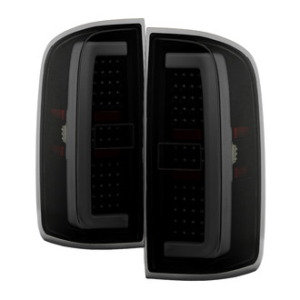 Spyder® - Driver and Passenger Side Black/Smoke Fiber Optic LED Tail Lights