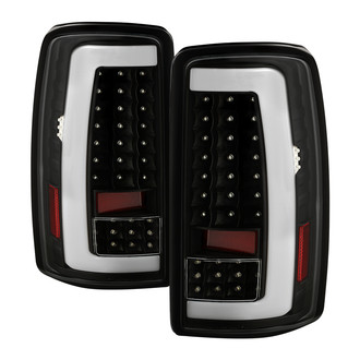 Spyder® - Driver and Passenger Side Black Fiber Optic LED Tail Lights