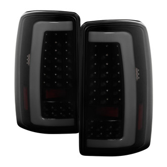 Spyder® - Driver and Passenger Side Black/Smoke Fiber Optic LED Tail Lights