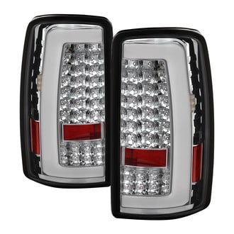 Spyder® - Driver and Passenger Side Chrome Fiber Optic LED Tail Lights