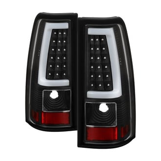 Spyder® - Driver and Passenger Side Black Fiber Optic LED Tail Lights