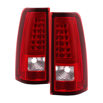 Spyder® - Driver and Passenger Side Red Fiber Optic LED Tail Lights