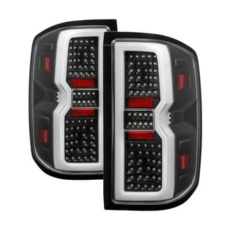 Spyder® - Driver and Passenger Side Black Fiber Optic LED Tail Lights