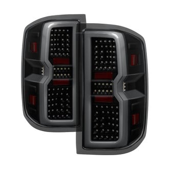 Spyder® - Driver and Passenger Side Black/Smoke Fiber Optic LED Tail Lights