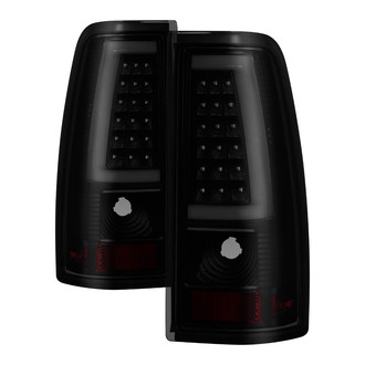 Spyder® - Driver and Passenger Side Black/Smoke Fiber Optic LED Tail Lights