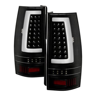 Spyder® - Driver and Passenger Side Black Fiber Optic LED Tail Lights