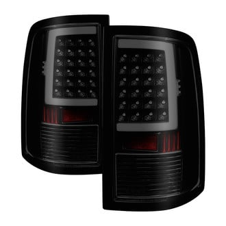 Spyder® - Driver and Passenger Side Black/Smoke Fiber Optic LED Tail Lights