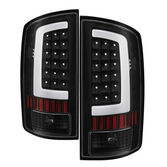 Spyder® - Driver and Passenger Side Black Fiber Optic LED Tail Lights