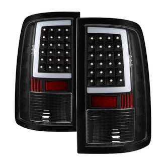 Spyder® - Driver and Passenger Side Black Fiber Optic LED Tail Lights