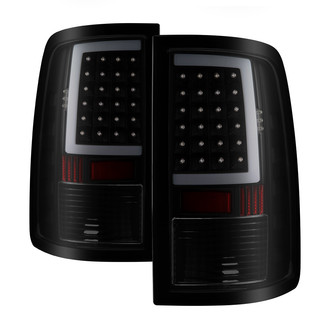 Spyder® - Driver and Passenger Side Black/Smoke Fiber Optic LED Tail Lights