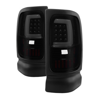 Spyder® - Driver and Passenger Side Black/Smoke Fiber Optic LED Tail Lights