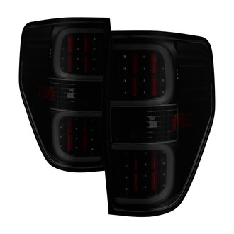 Spyder® - Driver and Passenger Side Black/Smoke Fiber Optic LED Tail Lights