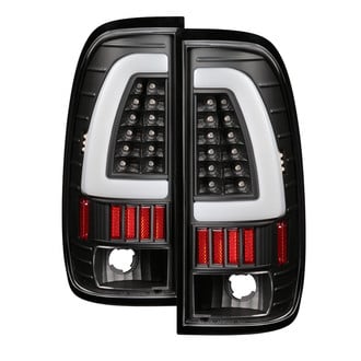 Spyder® - Driver and Passenger Side Black Fiber Optic LED Tail Lights