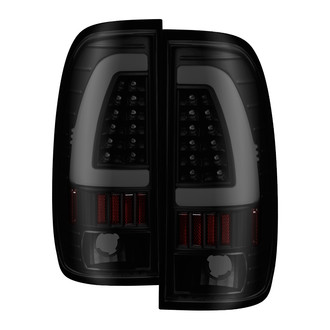 Spyder® - Driver and Passenger Side Black/Smoke Fiber Optic LED Tail Lights