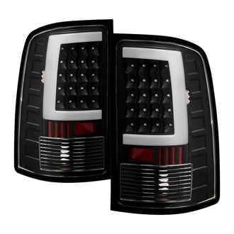 Spyder® - Driver and Passenger Side Black Fiber Optic LED Tail Lights
