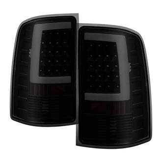 Spyder® - Driver and Passenger Side Black/Smoke Fiber Optic LED Tail Lights