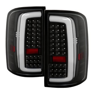Spyder® - Driver and Passenger Side Black Fiber Optic LED Tail Lights