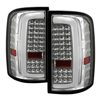 Spyder® - Driver and Passenger Side Chrome Fiber Optic LED Tail Lights