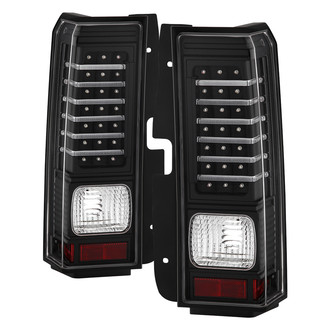 Spyder® - Driver and Passenger Side Black Fiber Optic LED Tail Lights