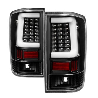 Spyder® - Driver and Passenger Side Black Fiber Optic LED Tail Lights