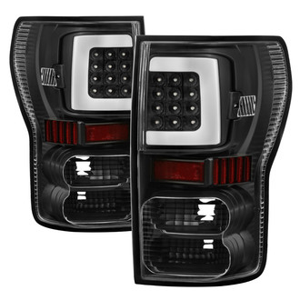 Spyder® - Driver and Passenger Side Black Fiber Optic LED Tail Lights