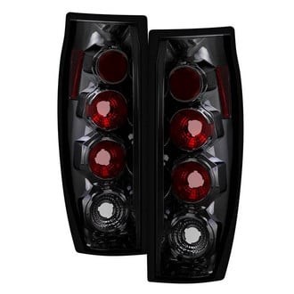 Spyder® - Driver and Passenger Side Black Red/Smoke Euro Tail Lights