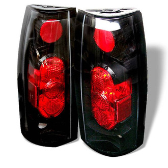 Spyder® - Driver and Passenger Side Black/Red Euro Tail Lights
