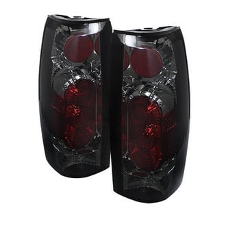 Spyder® - Driver and Passenger Side Chrome Red/Smoke Euro Tail Lights