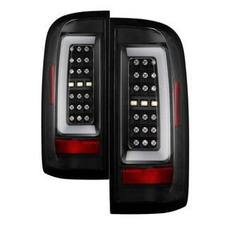 Spyder® ALT-YD-CCO15-LED-BK - Driver and Passenger Side Black Fiber Optic LED Tail Lights