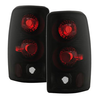 Spyder® - Driver and Passenger Side Black Red/Smoke Euro Tail Lights
